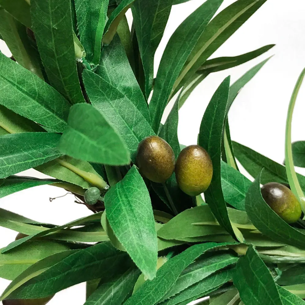 1-85m-Olive-Green-Leaf-Artificial-Plant-Vine-Garland-Hanging-Wedding-Arch-Decoration-Wreath-Garden-Home-3.webp 1.85m Olive Green Leaf Artificial Plant Vine Garland Hanging Wedding Arch Decoration Wreath Garden Home Floral Decor - Image 4