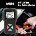 Battery System Detect 100-2000 CCA Car Battery Tool 6V 12V 24V Car Battery Tester Auto Battery Analyzer BM550 Black - Image 2