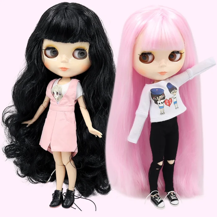 ICY DBS blyth doll 1/6 bjd toy joint body white skin shiny & matte face 30cm on sale special price toy gift anime doll - Image 1