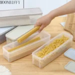Noodle Storage Long Noodle Preservation Box Plastic Large Size Spaghetti Rectangle Large Capacity Food Sealed Box Kitchen Items - Image 2