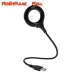 USB Gadgets Ring LED Light USB Table Desk Lamp 5V Bright Bulb Flexible Gooseneck Adjustable Angle Reading Camping Laptop Desktop - Image 4
