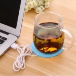 USB Warmer Gadget Cartoon Silicone thin Cup-Pad Coffee Tea Drink usb Heater Tray Mug Pad nice Gift - Image 2